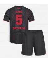 Bayer Leverkusen Loic Bade #5 Hjemmedraktsett Barn 2025-26 Korte ermer (+ bukser)